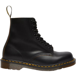 Dr. Martens 1460 Vintage Made in England Lace Up Boots - Black Quilon