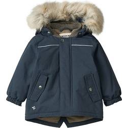 Wheat Kid's Kasper Tech Jacket - Dark Blue