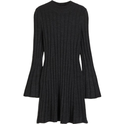 H&M Ribbed Knit Dress - Black