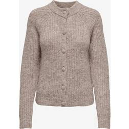 Only Cardigan onlMaggie Life LS O-neck Brun