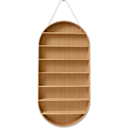 Ferm Living Dorm Oval Oiled Oak Vegghylle 54cm