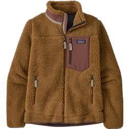 Patagonia Women's Classic Retro X Fleece Jacket - Nest Brown w/Dulse Mauve
