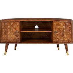 Media Unit Dark Brown TV Bench 115x57cm