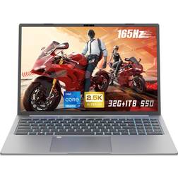 Ninkear N16 Pro 16-inch 2.5K 120Hz Intel Core i7-13620H WiFi 6 32GB RAM + 1TB SSD Portable Computer Face Recognition Windows 11 Office Laptop