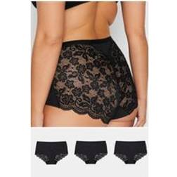 Yours 3 Pack Full Briefs - Black
