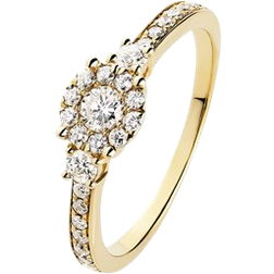 Christ Highlight Ring - Gold/Diamonds