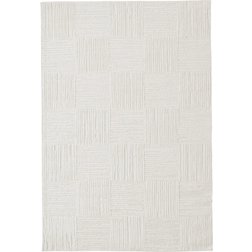 &Home Daisy Check Vit, Beige 80x200cm