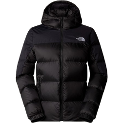 The North Face Diablo Down Hooded Jacket - TNF Black Heather/TNF Black