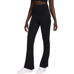 Nike Sportswear Chill Knit Women's Tight High Waisted Sweater Flared Pants - Black