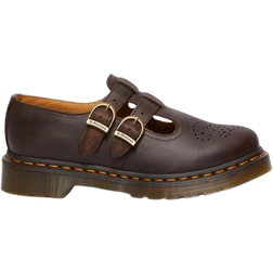 Dr. Martens 8065Crazy Horse Leather Mary Jane Shoes - Dark Brown