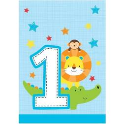 Creative Party Gift Bags Zoo Animals 8-pack