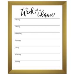 At Home This Week at a Glance Dry Erase Memo Board 0.9x20.9"