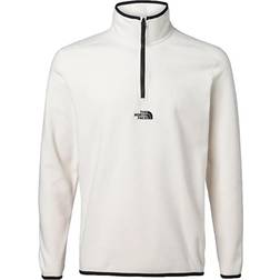 The North Face Men's Glacier 1/4 Zip Fleece - Gardenia White/Npf