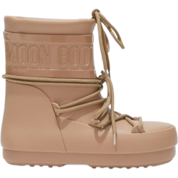 Moon Boot Low Rubber Rain Boots - Praline