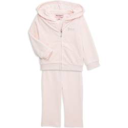 Juicy Couture Kid's Velour Tracksuit 2-piece - Pink