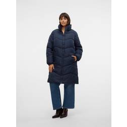 Vero Moda Curve Coat Cur - Blå