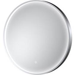 Balterley Contemporary Round Inset Framed Led Touch Sensor Mirror 600 mm