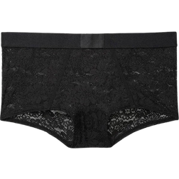 PINK Wink Logo Boyshort Panty - Black