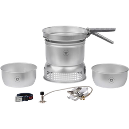 Trangia Gas Cooker 27 Small 100 W + 2 Kettles 1 Frying Pan & Windscreen UltraLight Aluminum