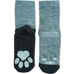 Kattnakken Anti-Slip Wool Socks - Grey Heather (1320)