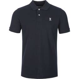 Psycho Bunny Mens Classic Pique Polo Shirt - Navy