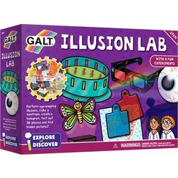 Galt Illusion Lab Explore & Discover Childrens Science Kit, 9 Fun Science Experiments for Kids, Eye Popping Illusions STEM Toys, National Curriculum