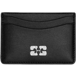 Ganni Bou Card Holder Strass Dam - Black