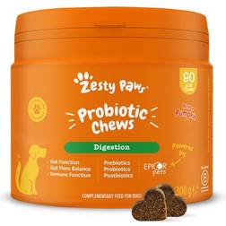 Zesty Paws Probiotic Chews Pumpkin 90 Tablets