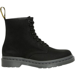 Dr. Martens 1460 Mono Milled Nubuck Leather Lace Up Boots - Black