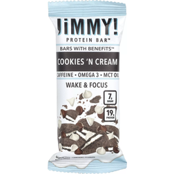 JiMMY! Protein Bar Cookies 'N Cream 58g 12 pcs