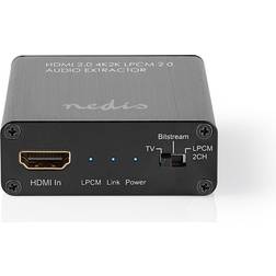 Nedis 2.0 HDMI - HDMI/Optical/3.5mm Audio Extractor Adapter F-F