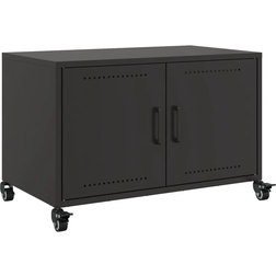 vidaXL 846638 Black TV-bord 68x43.5cm