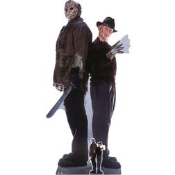 Starcutouts Party Decorations Freddy vs Jason Double Cardboard Cut Out