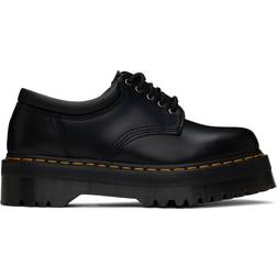 Dr. Martens 8053 Polished Smooth Leather Platform Casual Shoes - Black