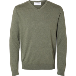 Selected Pull-over 'SLHBerg' - Olive