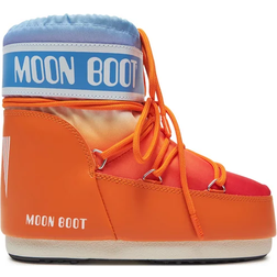 Moon Boot Icon Low Sunrise-Print Boots - Orange