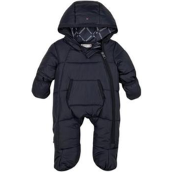 Tommy Hilfiger Baby Hooded Puffer Ski Suit - Desert Sky