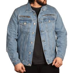 Onbuy Mens Denim Jacket - Blue