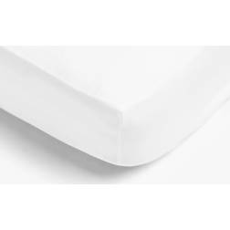 John Lewis Easy Care Organic Cotton Fitted 200 Thread Count Bed Sheet