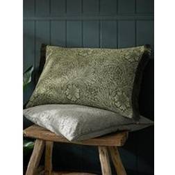 William Morris At Home Marigold Olive Filled Cushion 40 x 60 cm Complete Decoration Pillows Green