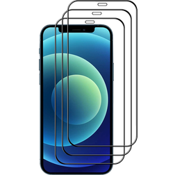 3D Protective Glass Screen Protector for iPhone 12/12 Pro 3-Pack