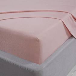 Sleepdown Brushed Cotton Bed Sheet Pink (200x182cm)