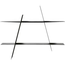 Andersen A-Hylla Stor 78 x 12 x 67 cm Svart Vägghylla
