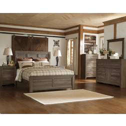 Ashley Dark Brown Panel Bedroom Set