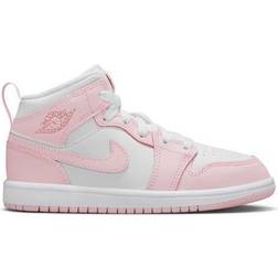 Nike Jordan 1 Mid PS - Pink Foam/Fire Red/White