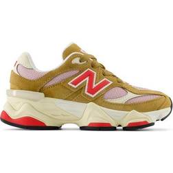 New Balance Little Kid's 9060 - Brown/Red