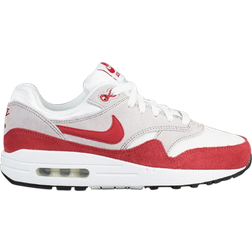 Nike Air Max 1 GS - White/Neutral Grey/Black/Challenge Red