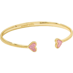 Kendra Scott Framed Ari Heart Cuff Bracelet - Gold/Pink