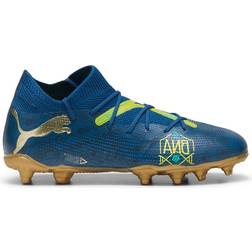 Puma Youth Future 7 Match BNA FG/AG - Sailing Blue/Marine Blue/Pelé Yellow/Grassy Green/Gold