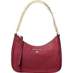 Michael Kors Jet Set Charm Small Pebbled Leather Pochette - Deep Red